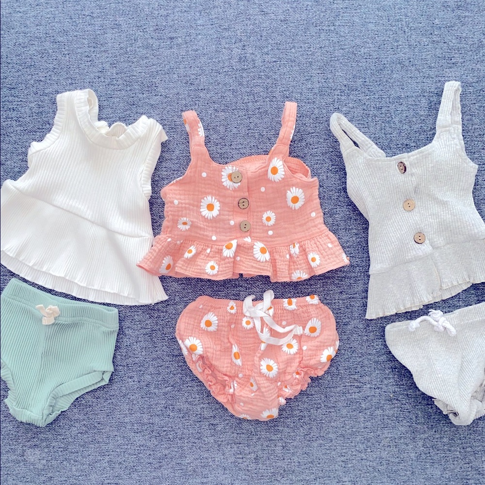 Baby girl two piece set bundle